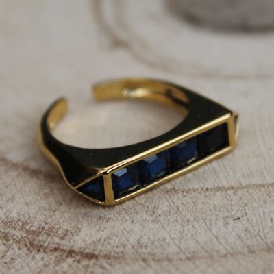 Anello Ariel blu