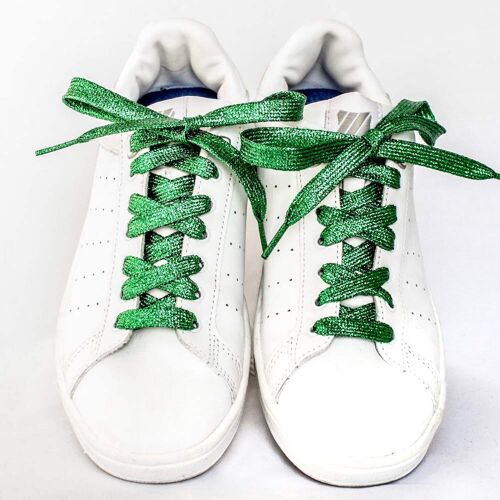 Lacets Paillettes Verts - Idée cadeau femme
