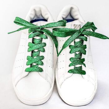 Lacets Paillettes Verts - Idée cadeau femme 1