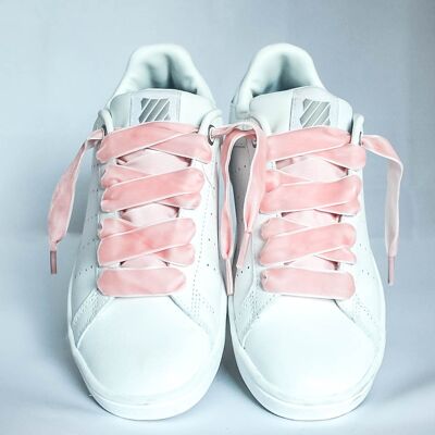 Pink Velvet Shoelaces