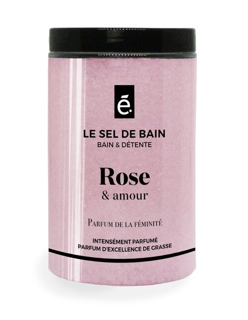 Sel de bain Rose