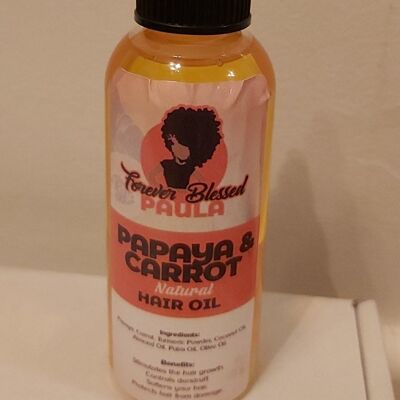Papaya & Carrot Hair Oil - Large