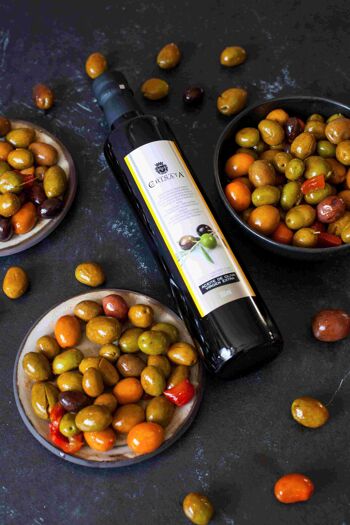 Verre d'huile d'olive extra vierge La Chinata 500 ml. 2