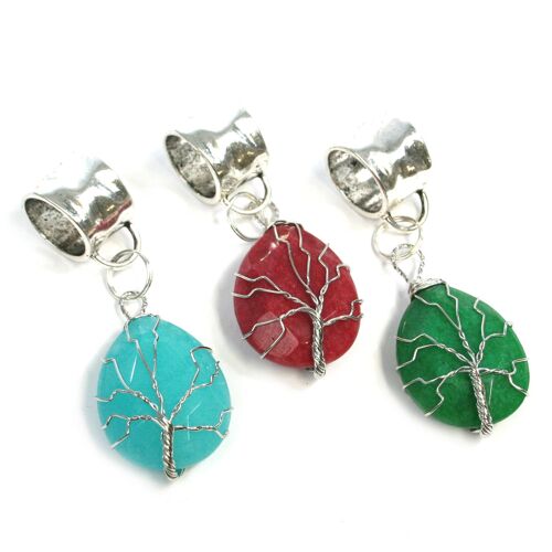 Scarf Jewellery - Twisted Jade Tree of Life (3 Ass)