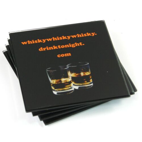 Set of 4 Coasters &#8211; Whisky