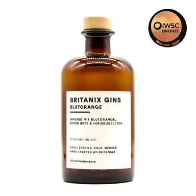 Gin Britanix Orange Sanguine (500ml / 40% Vol)