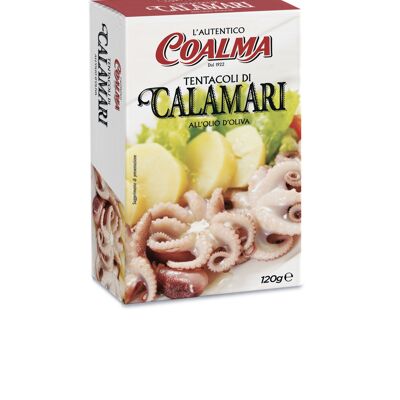 TENTACOLI DI CALAMARO ALL'OLIO D'OLIVA 125G