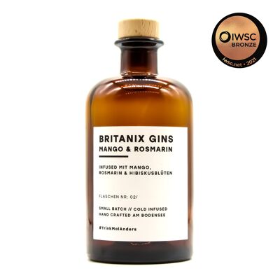 Gin Britanix Mangue & Romarin (500ml / 40% Vol)