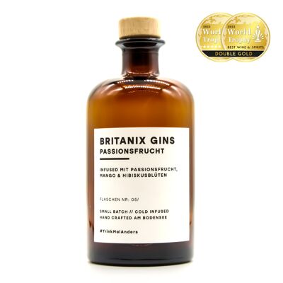 Britanix Passion Fruit Gin (500ml / 40% Vol)