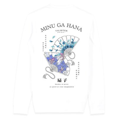 MINU GA HANA crewneck white