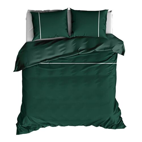 Cascina Colorini Tc220 Duvet Cover Divina Forest Green/White 140x220