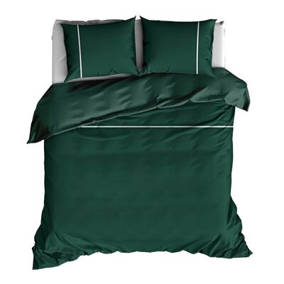 Cascina Colorini Tc220 Funda Nórdica Divina Verde Bosque/Blanco 240x220