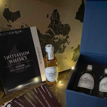 Coffret Dégustation Whisky Initiation - 6 x 40 ml Fiches de Dégustation Incluses - Coffret Cadeau Premium Prestige - En Solo ou en Duo 2
