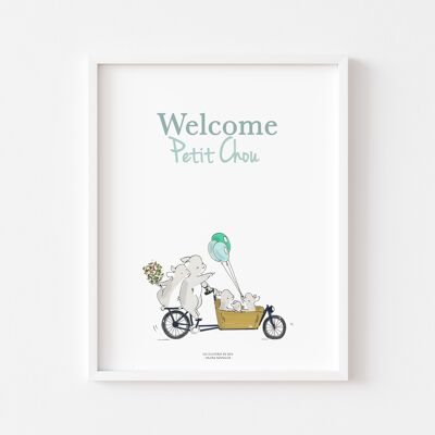 Affiche welcome petit chou