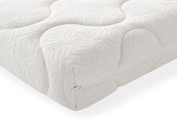 SIMPUR: Matelas AVEC HOUSSE AMOVIBLE MULTIPRESSION 140x190 cm | Orthopédie | Hauteur 18cm | Niveau de dureté moyen | 13 zones de confort | Position allongée ergonomique | pour lits articulés 3