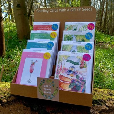 Recipe Seed Card Bundle - Free Display Stand