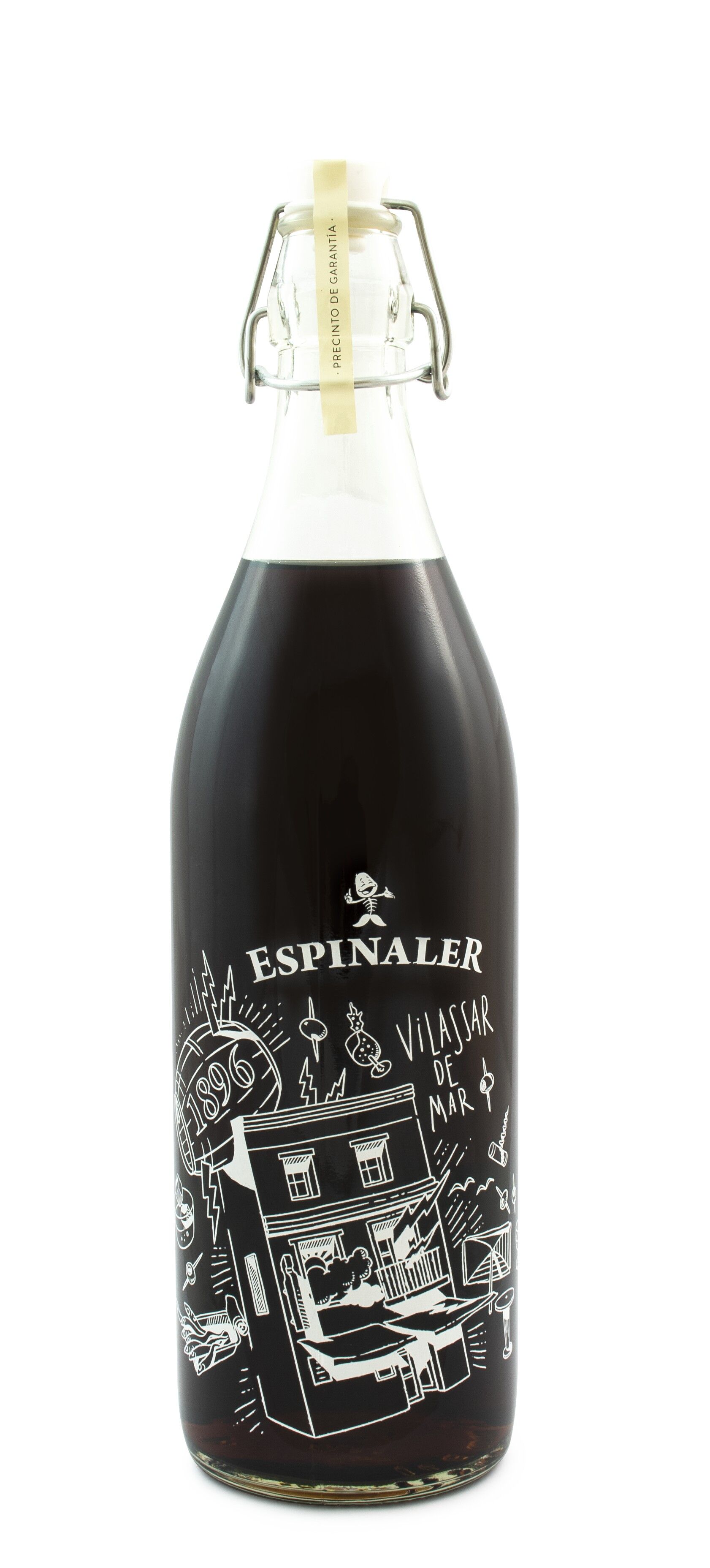Vermut negro vintage ESPINALER 1L