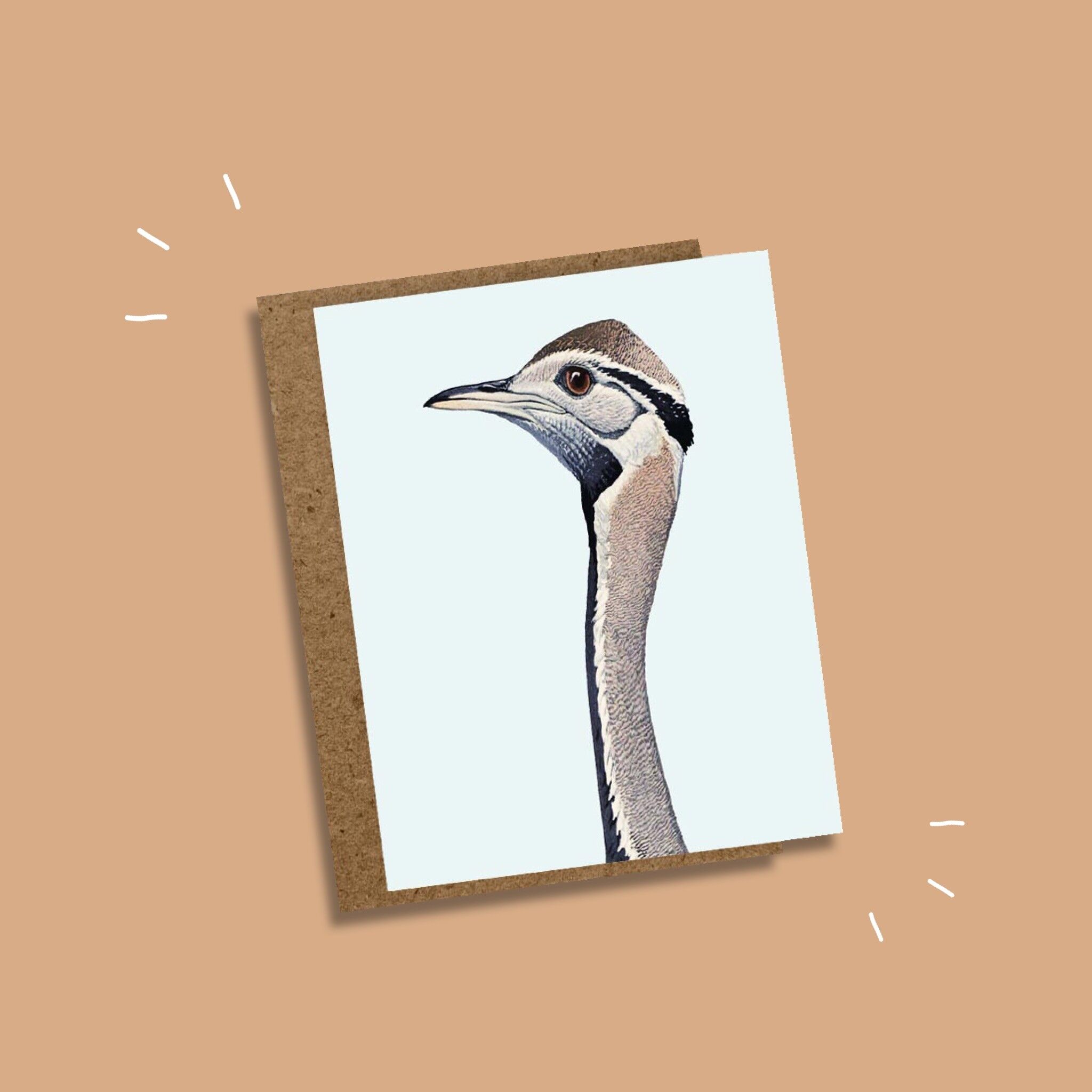 Mini greeting card Up Here