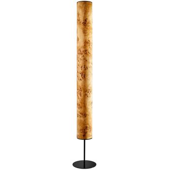 Lampadaire Arbor | Lampe en placage de bois loupe de peuplier - noir 2