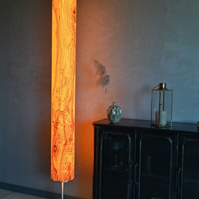 Arbor Floor Lamp | Wood veneer lamp olive ash - burl