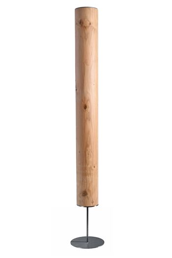 Lampadaire Arbor | Lampe en placage de bois chêne - acier inoxydable 1