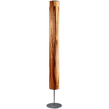 Lampadaire Arbor | Lampe en placage de bois noyer satiné - acier inoxydable 2