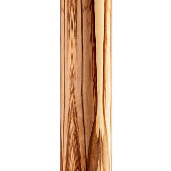 Lampadaire Arbor | Lampe en placage de bois noyer satiné - acier inoxydable 4