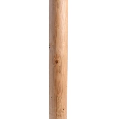 Lucerna Stehlampe | Holz Furnier Lampe Eiche - Edelstahl