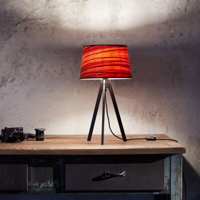 Attica Tischlampe | Holz Furnier Lampe Tineo -