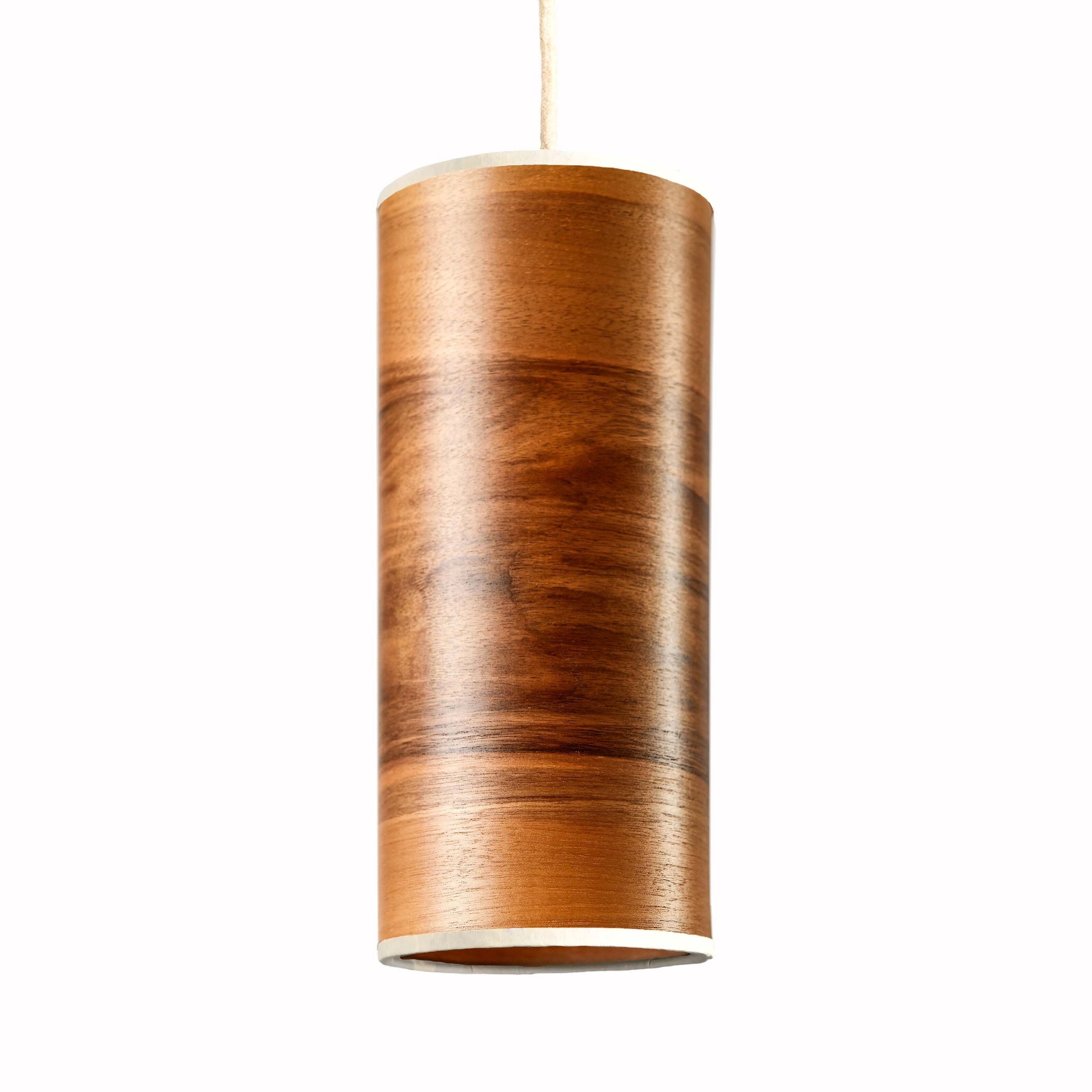 Shade light made European of veneer wholesale Walnut | - Nux white Buy - wood pendant