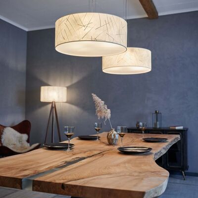 Discus pendant light | Shade made of leaves 55cm -