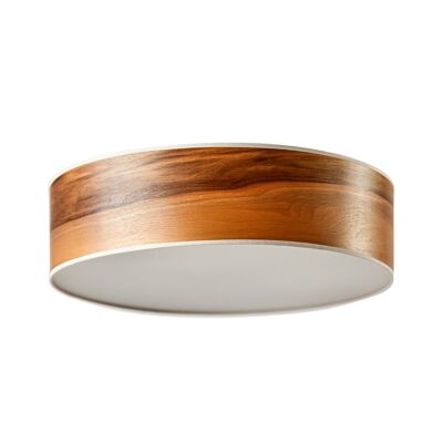 Discus ceiling light | European veneer shade. walnut 55cm -