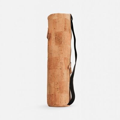 Bolsa de yoga cuero de corcho ecológico (marrón claro)