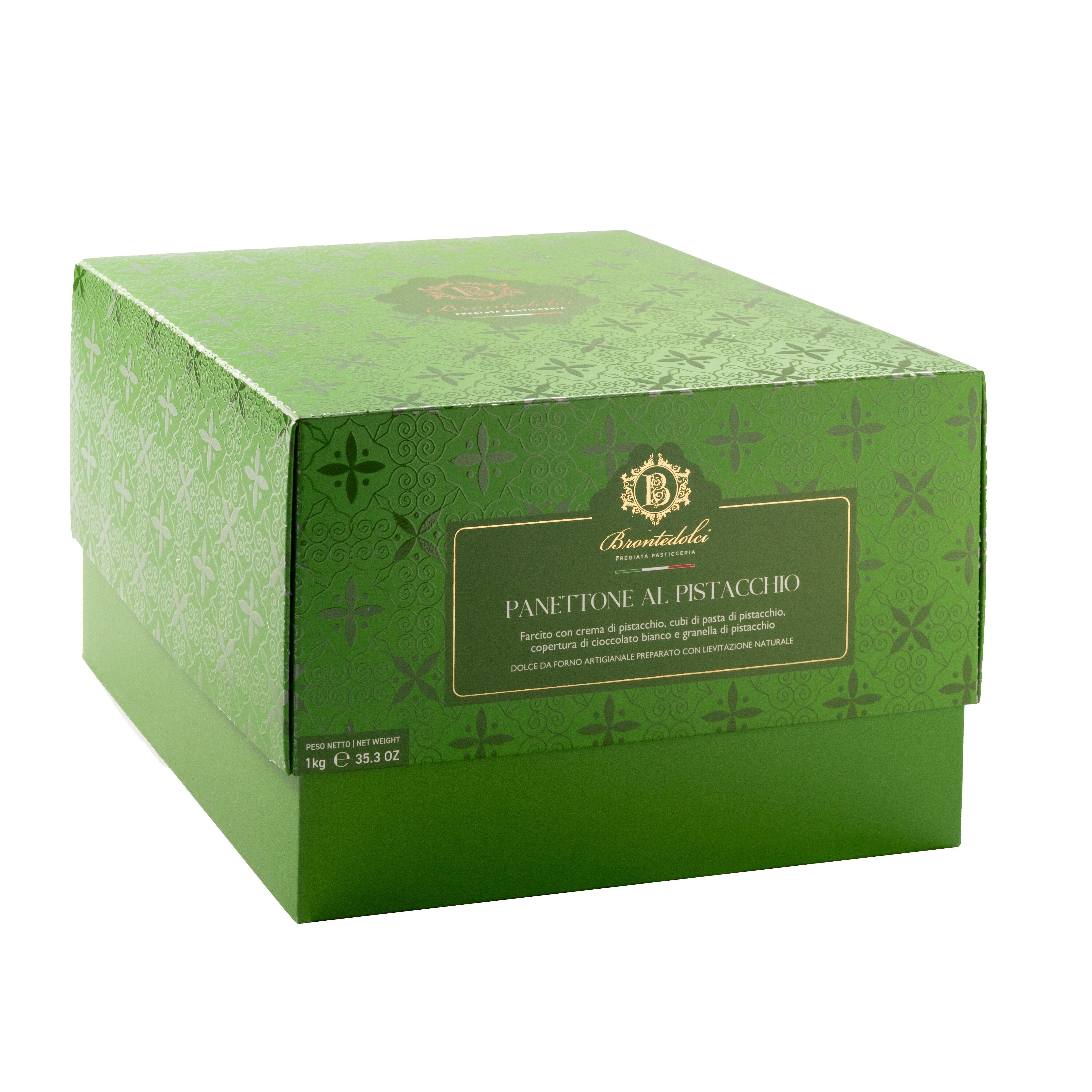 1 kg gefüllter Pistazien-Panettone