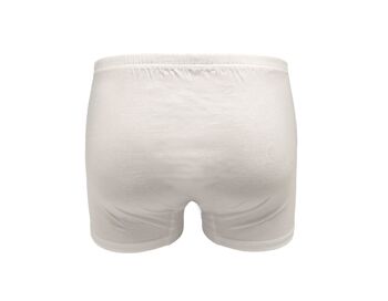 Boxer Homme Classique en Coton E-3807 - Blanc 2