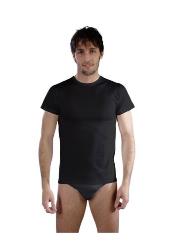 T-shirt en coton à manches courtes pour homme E-3802 - 4 (46-M) 5