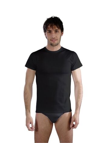 T-shirt en coton à manches courtes pour homme E-3802 - 5 (48-L) 5