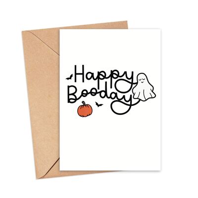 Happy Booday/Birthday Greeting Card , A5