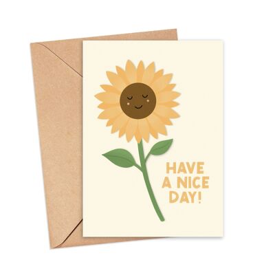 Have a Nice Day Greeting Card , A5