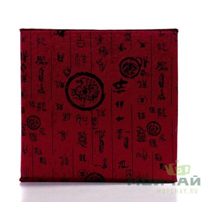 Gift box for teapots # 23042, Wood/Fabric