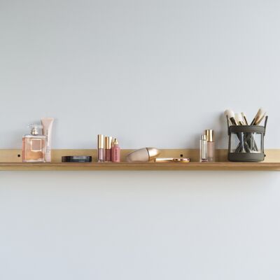 Narrow Plywood Shelf | 89 x 11cm | Clear Oiled Finish