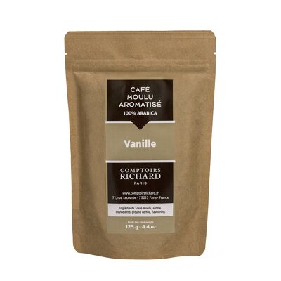Café aromatisé Vanille, Sachet 125g