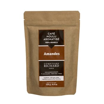 Café aromatisé Amandes, Sachet 125g, 1