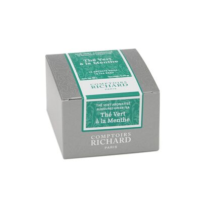 Mint Green Tea, box of 15 sachets