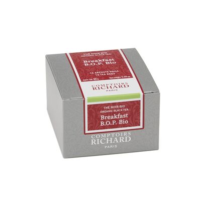 Té negro Organic Breakfast BOP, caja de 15 sobres