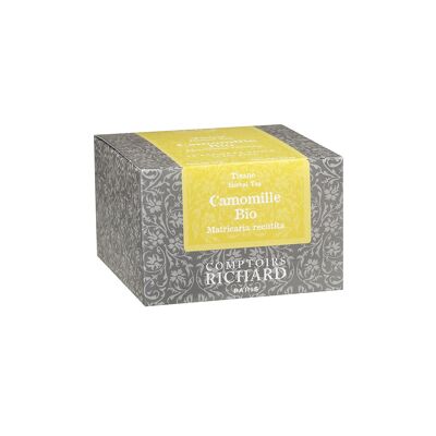 Organic Chamomile herbal tea, box of 15 sachets