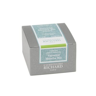 Organic Mint Verbena Infusion, box of 15 sachets