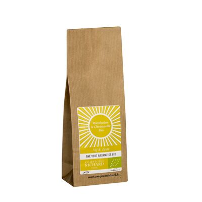 Mandarin Lemongrass Green Tea Organic 100G