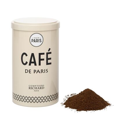 Caja Café de Paris, llena de café molido Champs Elysées, 250 g