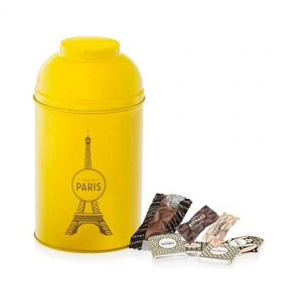 Gelbe Gourmet-Box der Stadt Paris